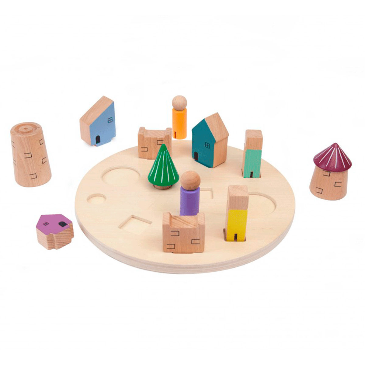 Andreau Toys - 3D puslespil med landsby