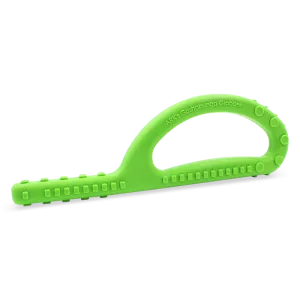 ARK Tyggeredskab Goshabunga Grabber Tube Textured-Limegrøn (medium)