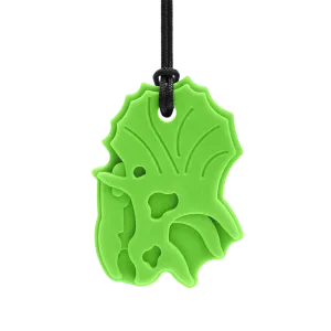 ARK Tyggehalskæde Triceratops Dinosaur-Limegrøn (medium)