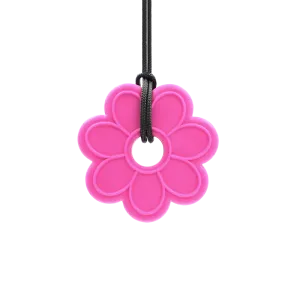 ARK Tyggehalskæde Flower Chew-Hot pink (medium)