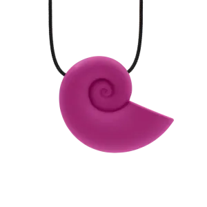 ARK Tyggehalskæde Seashell-Magenta (blød)