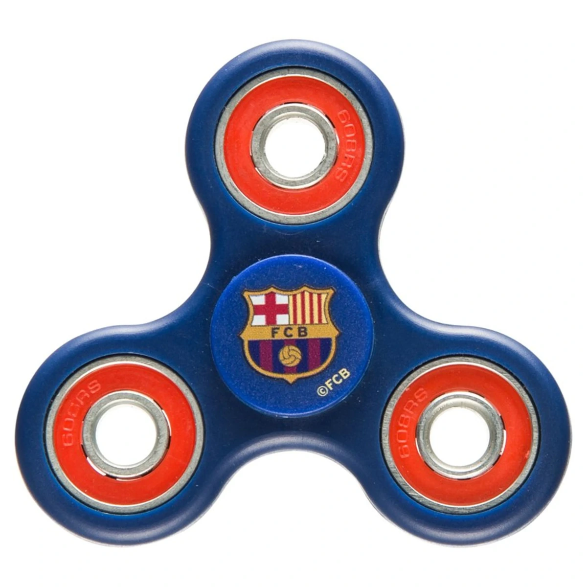 Fidget Spinner PRO FCK Blå Ø 7 cm. 