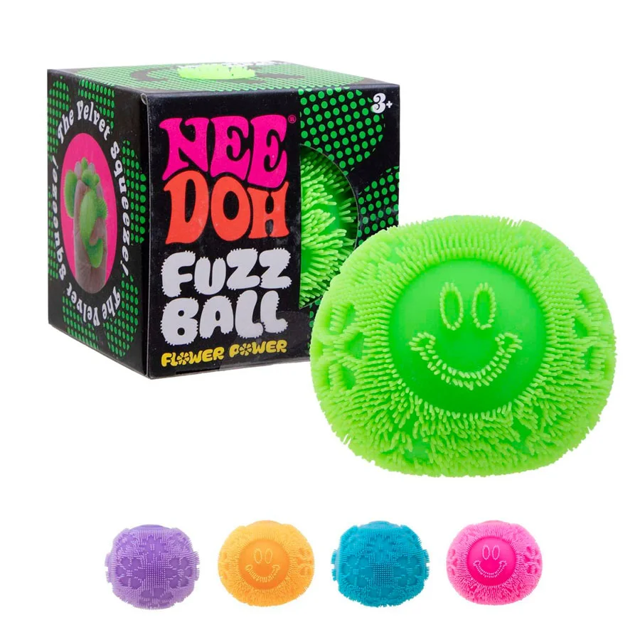 NeeDoh Fuzz Ball Flower Power Assorteret X-80035