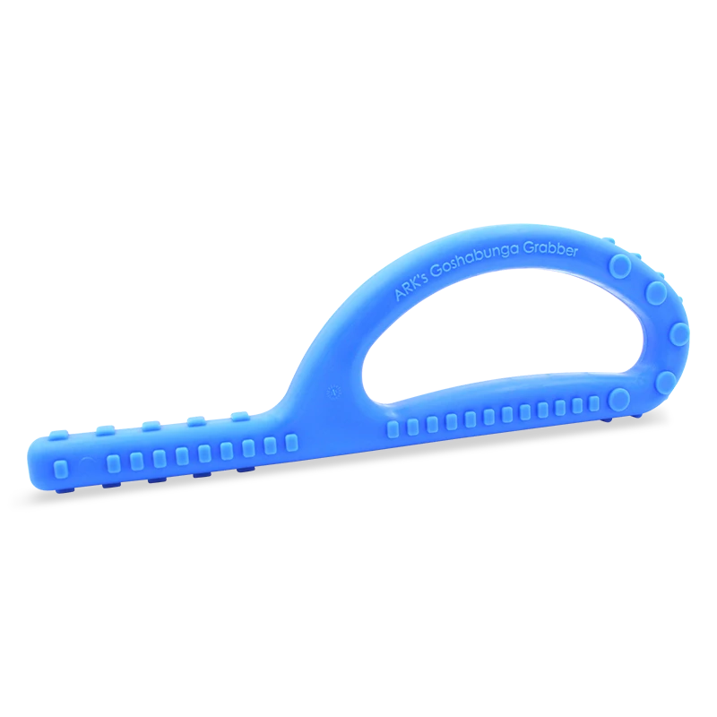 ARK Tyggeredskab Goshabunga Grabber Tube Textured-Kongeblå (hård) 3-337027-Kongeblå (hård)