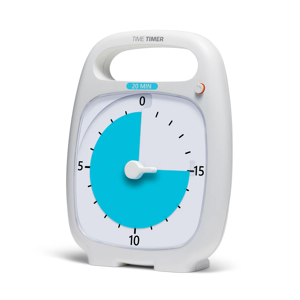 Time Timer PLUS Hvid (14x18 cm.) - 20 min. TT20-W