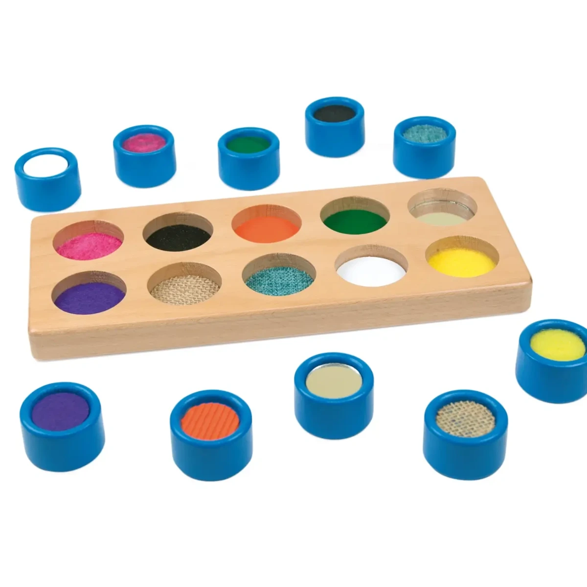 Andreu Toys - Taktile klodser – sensorisk matchspil i træ X-40161168
