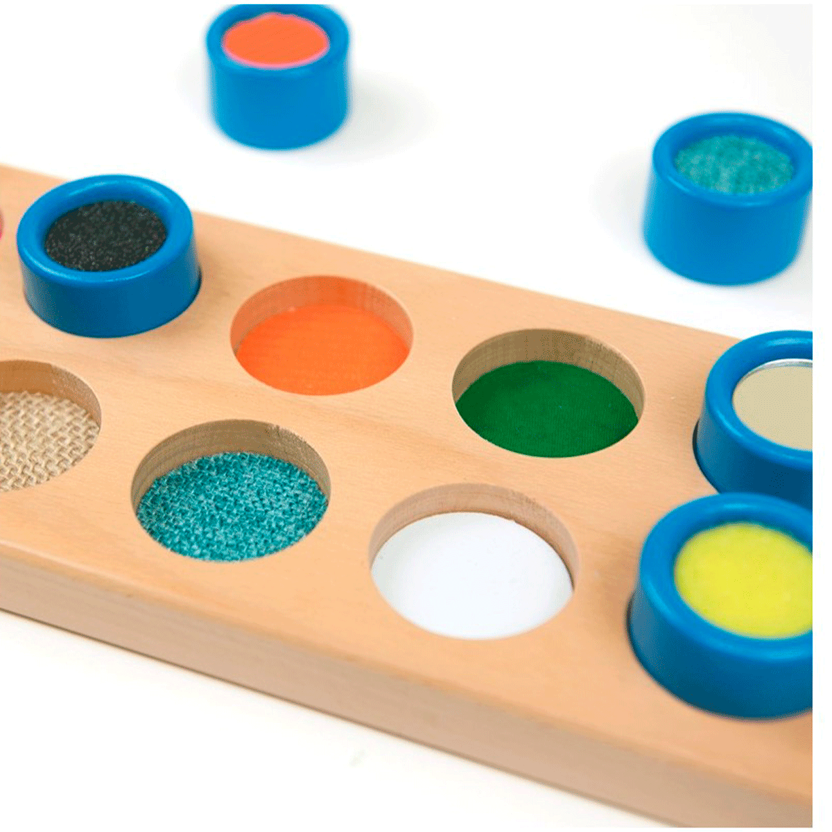Andreu Toys - Taktile klodser – sensorisk matchspil i træ