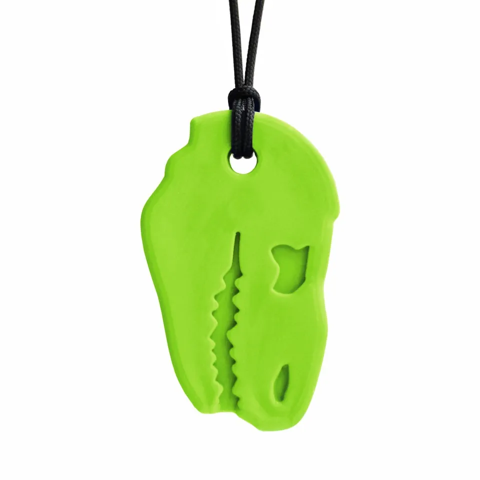 ARK Dino-Bite Chewable Jewelry Necklace Limegrøn (medium)