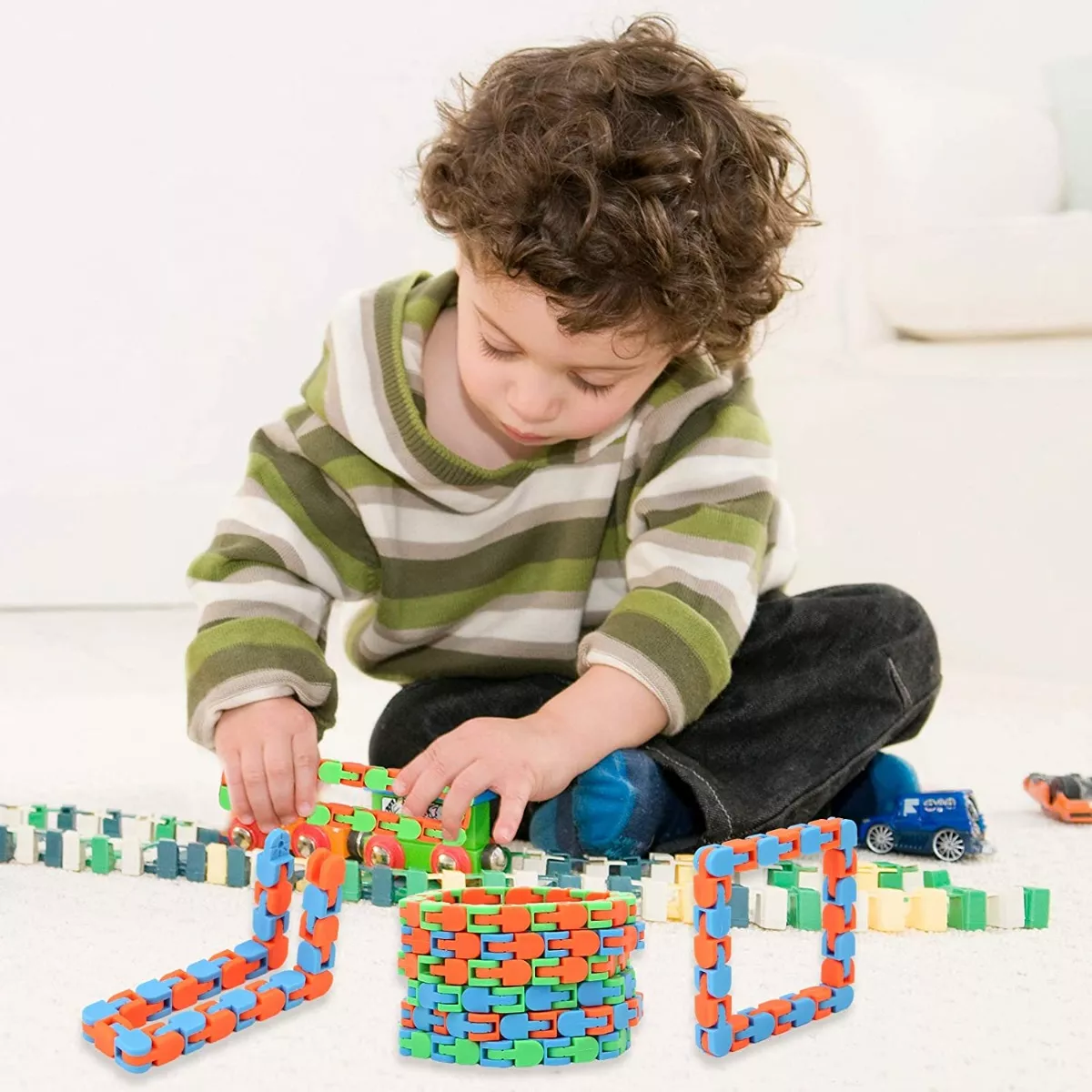 Fidget legetøj - Wacky tracks 1 stk L 27,5 cm.