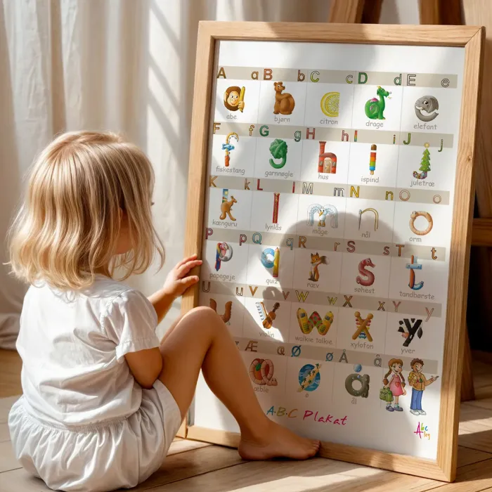 ABCLeg Plakat — ABC med alfabetet