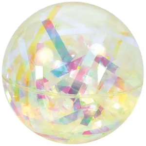 Sansebold med vand og glimmerstrimler - Ø 10 cm.