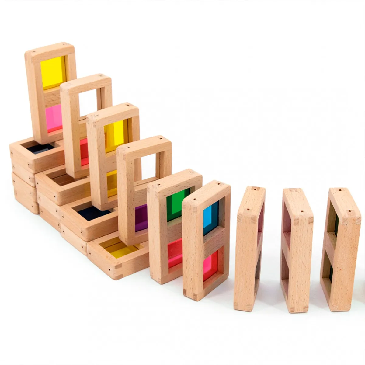 Translucent Domino – farverig leg