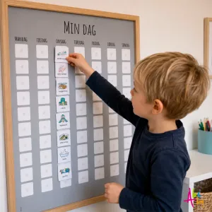 Piktogrammer - Ugetavle Grå - kun tavlen
