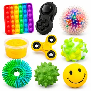 Fidgetkasse 3 - 9 stk. fidgets