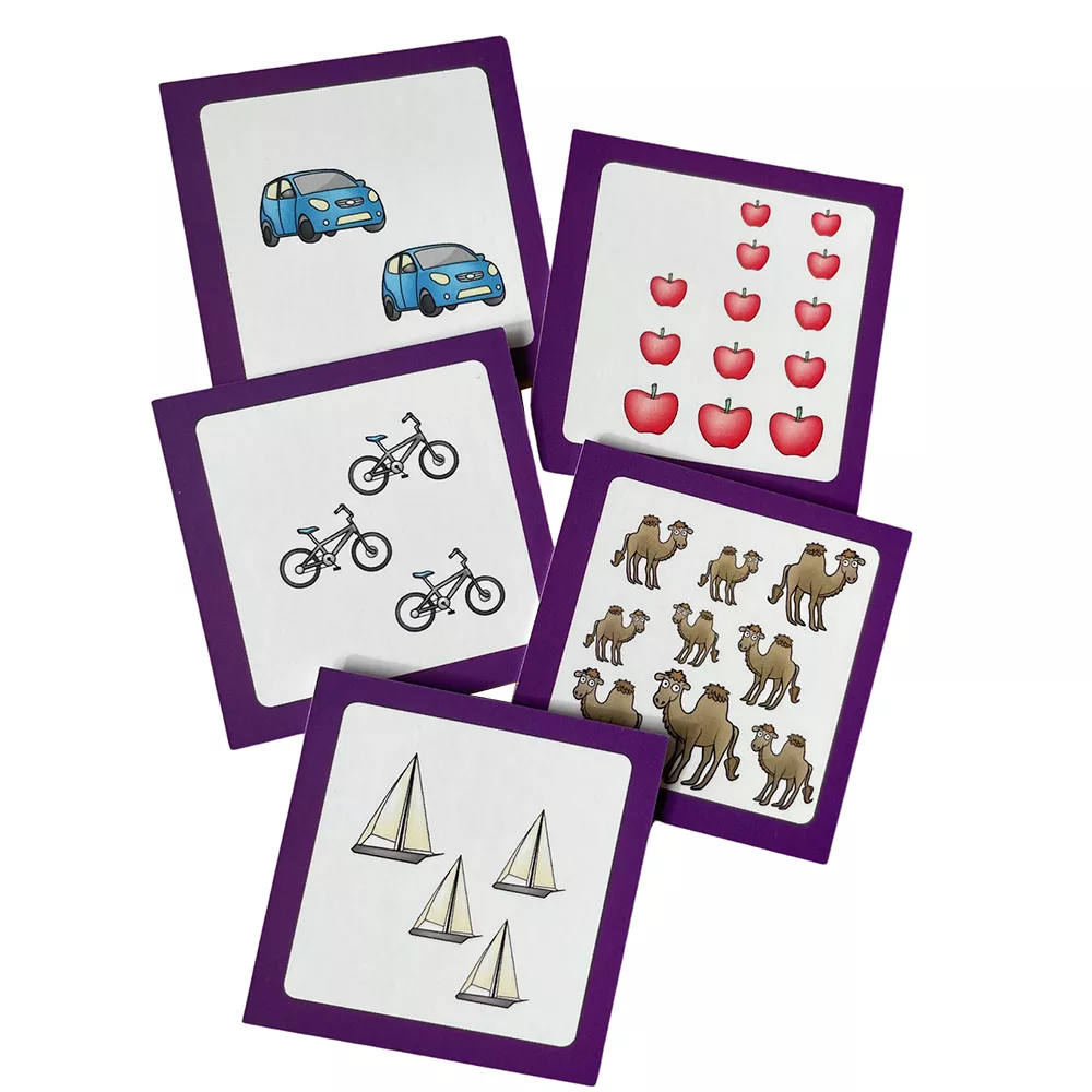 Abcleg Læringskort - Kort til interaktiv væg, Tal og mængder 99-4514