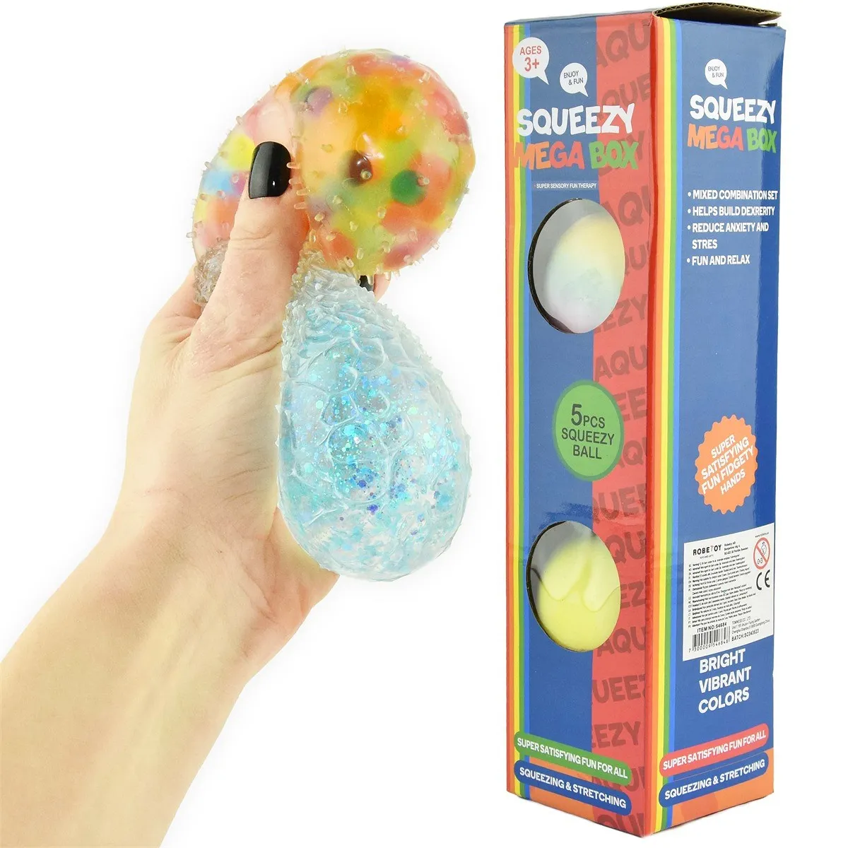 Squeeze Ball Sæt 5-i-1 54684