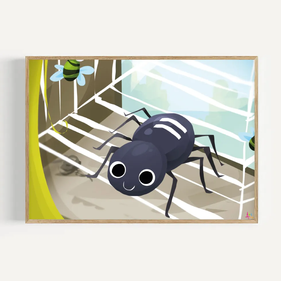 Abcleg Plakat Lille Peter Edderkop A3 99-edderkoppla3