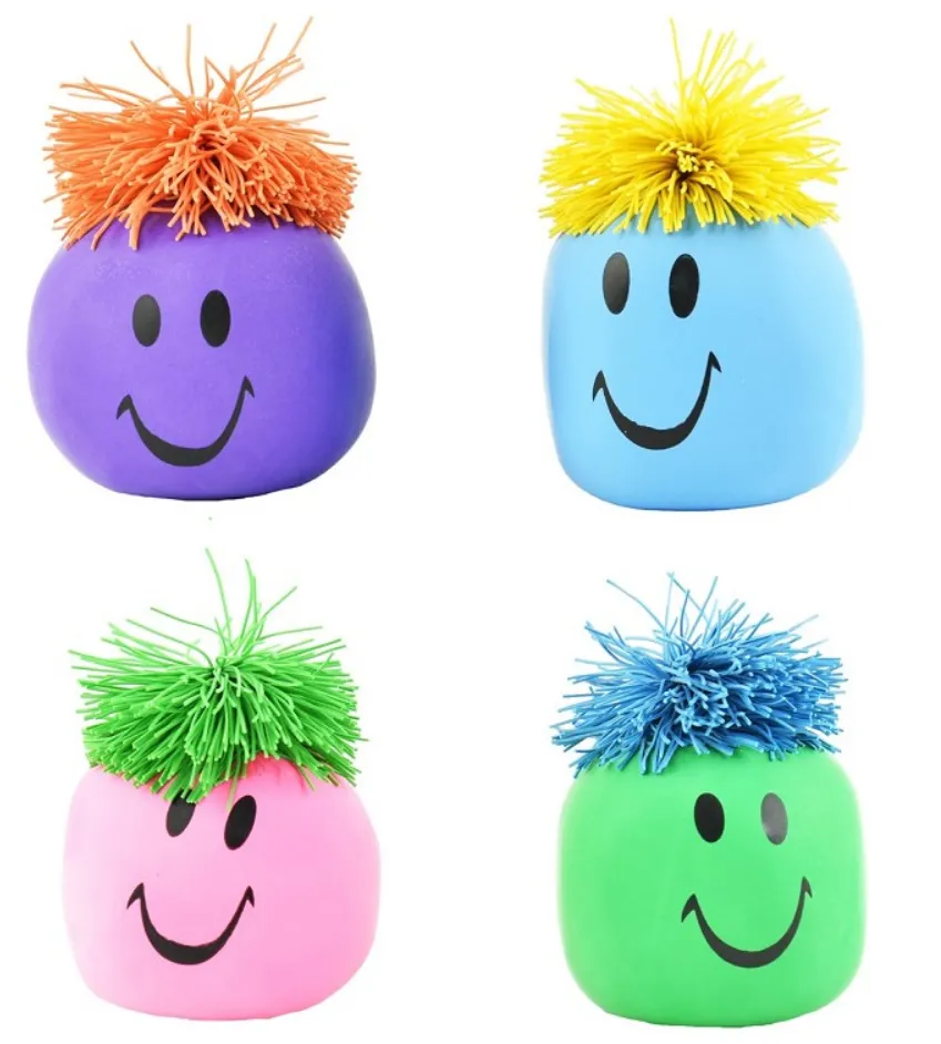 Anti-stressbold med ansigter Ø 6 cm. 54824