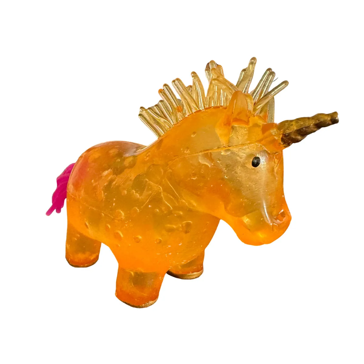 Klemmedyr Enhjørning Glitter-Orange 3459-Orange