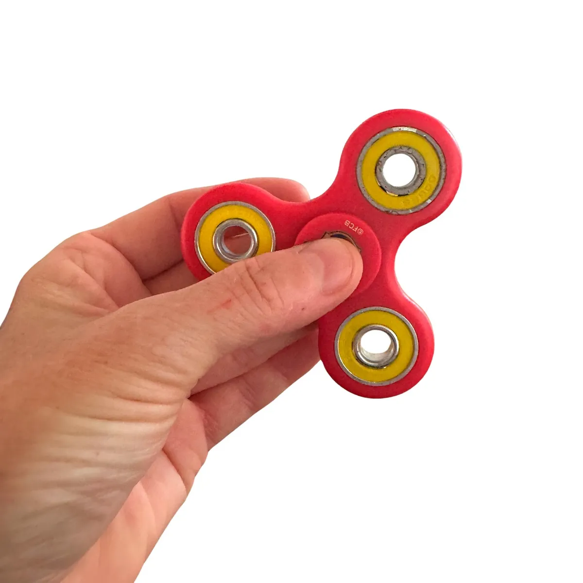 Fidget Spinner PRO Rød Ø 7 cm. - FCB 44-Spinnerred