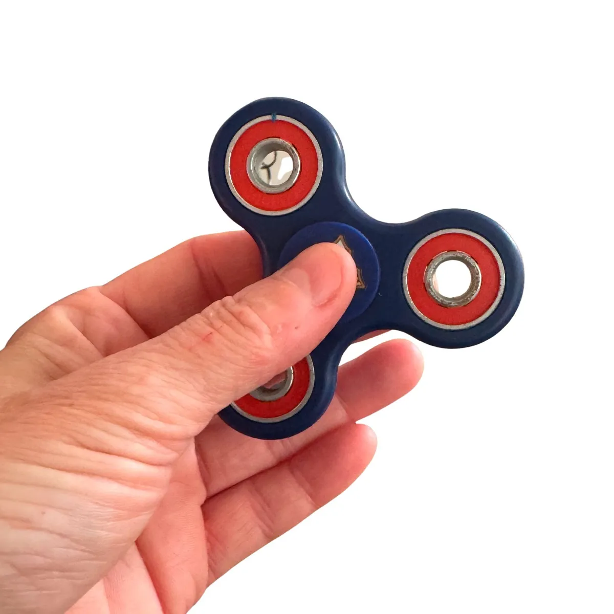 Fidget Spinner PRO FCK Blå Ø 7 cm. 44-Spinnerblue