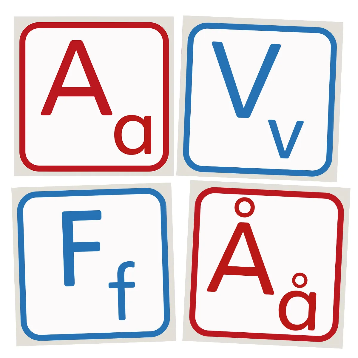 Abcleg Gulvbrikker - Bogstaver 16 x 16 cm. 99-500079