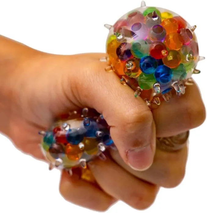 Stressbold med farverige vandperler X-005361
