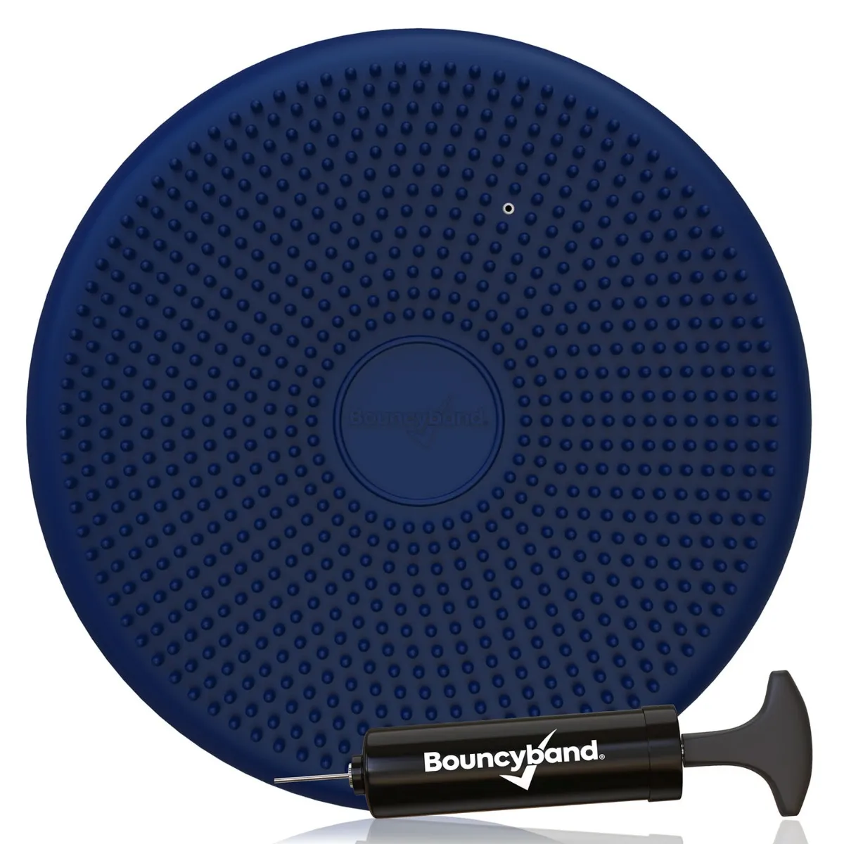 Rund siddepude - blå Ø 27 cm X-004839