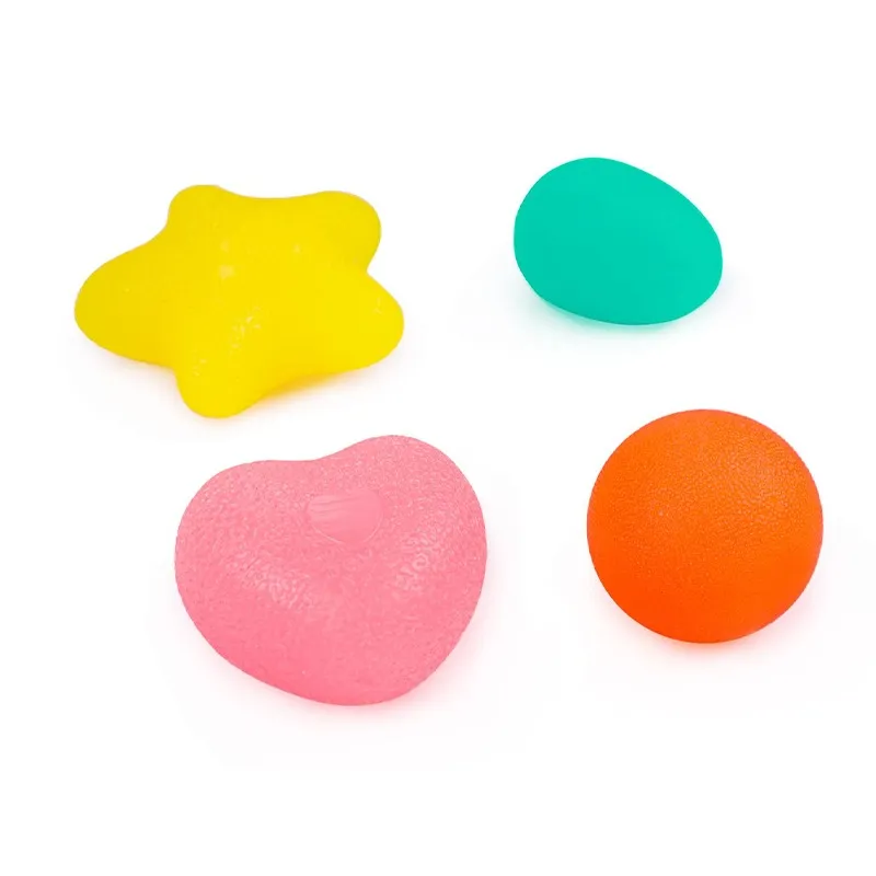 Teksturerede stressbolde 4 stk. X-005056