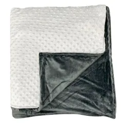Tyngdetæppe grå 5 kg - 150 x 200 cm. X-300032