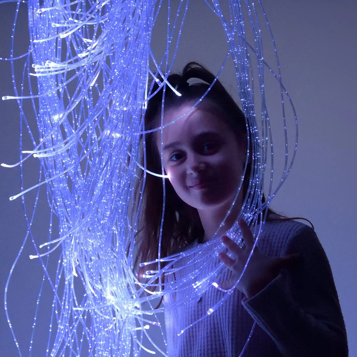 200 sensoriske fiberoptiske haletråde 2 meter X-005007