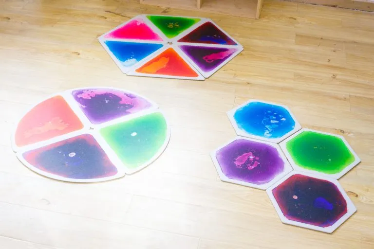 Trekantet flydende sanseplader 6 stk X-418284