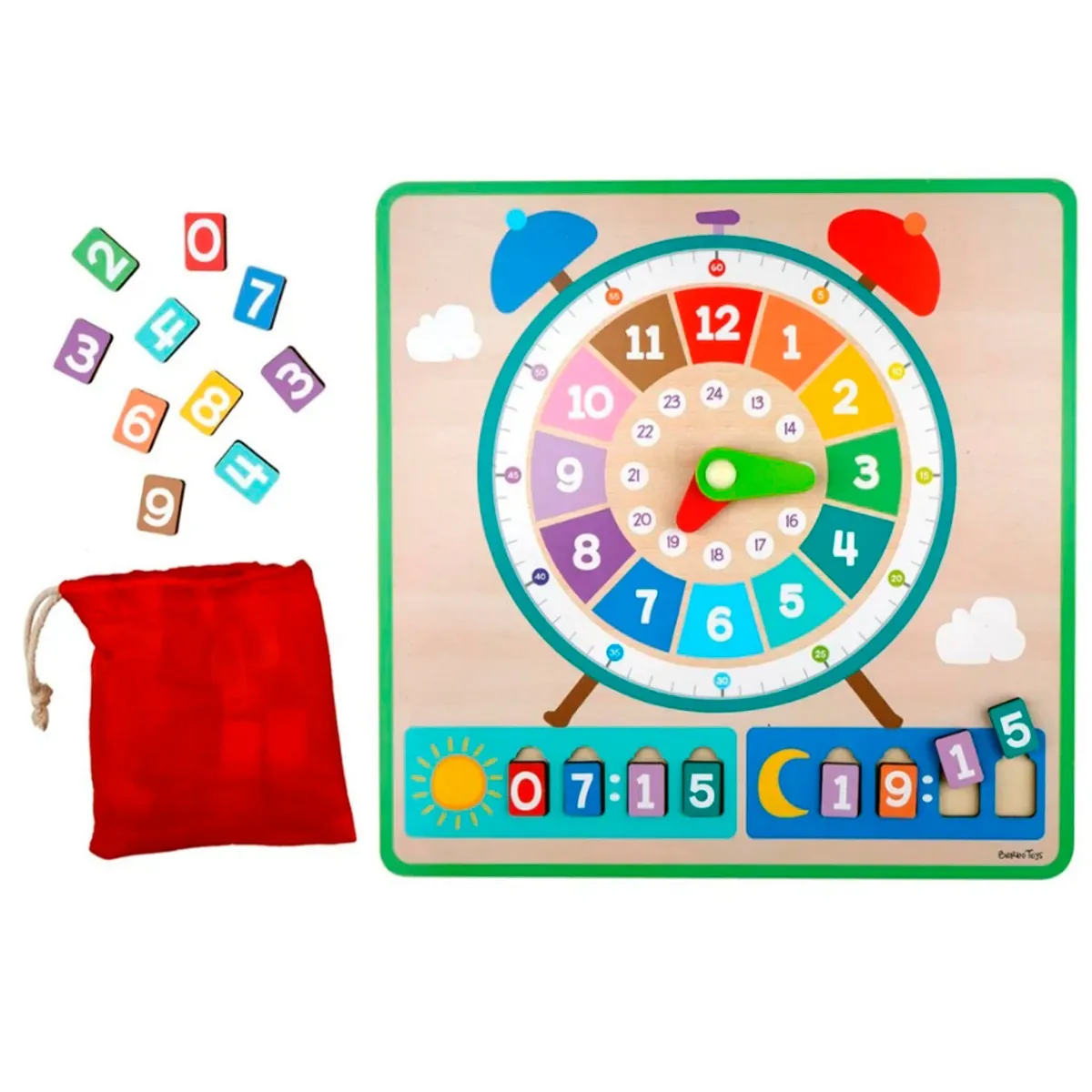 Wacky Wonders Puslespil - Lær klokken 5704976063049