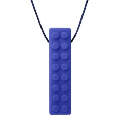 ARK Tyggehalskæde Brick Stick-Mørkeblå (blød) ARKBrickStick-Mørkeblå (blød)