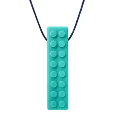 ARK Tyggehalskæde Brick Stick-Blågrøn (medium) ARKBrickStick-Blågrøn (medium)