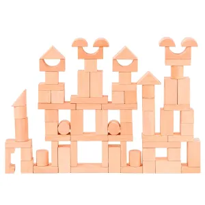 Byggeklodser natur 100 stk. X-40161014