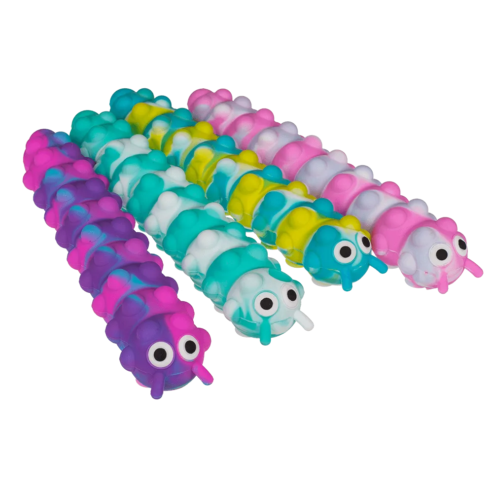 Fidget Pop N' Stick Caterpillar – Fidget med Sugekopper X-811474288