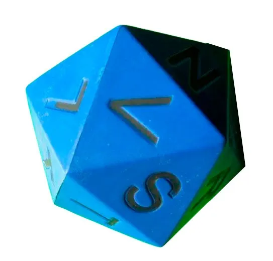 Konsonant-terning Ø 11 cm. 13-4173