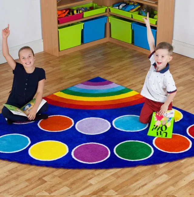 Legetæppe Regnbue hjørne 2 x 2 meter 60-MAT1051