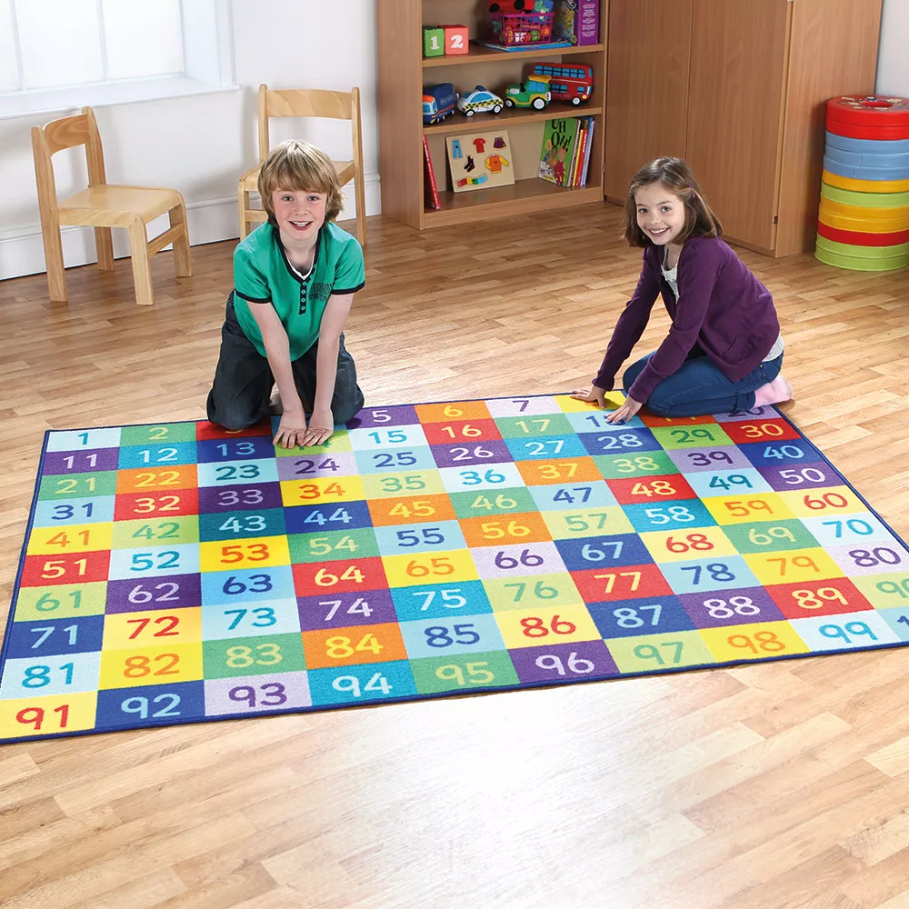 Læringstæppe Taltæppe 1-100 60-MAT1011
