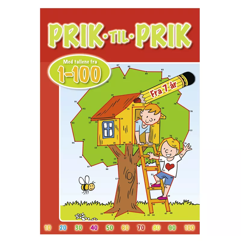 Bolden Malebog - Prik til Prik 1-100 (legehus) 4-9788772052267