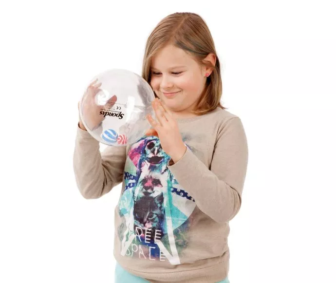 Spordas Transparent bold med kugler - Ø 18 cm. 16-M570210