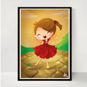 Abcleg Plakat - Se min kjole A3 99-500512