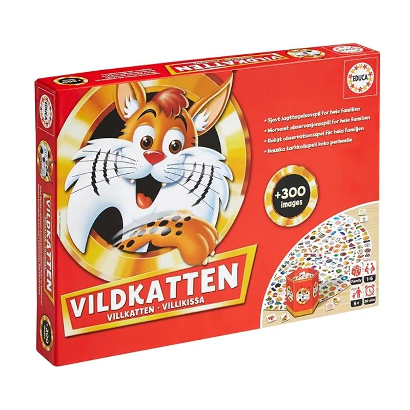 EDUCA Brætspil - Vildkatten Classic 300 89-016438