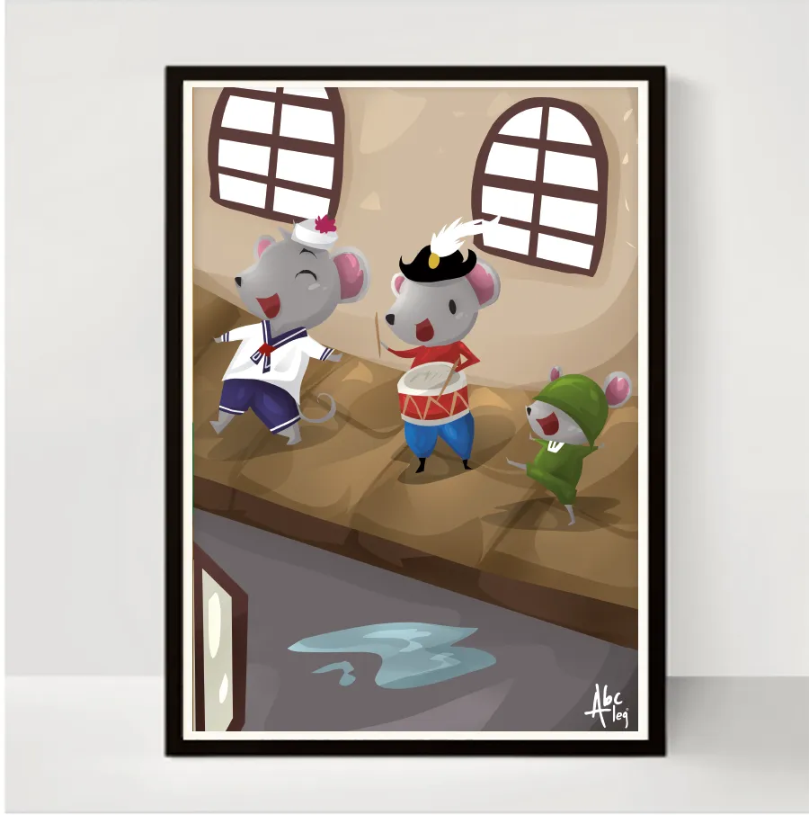 Abcleg Plakat - Tinge-linge-later A3 99-500536