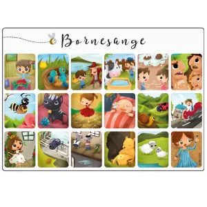Abcleg Dækkeserviet - Børnesange 99-500574