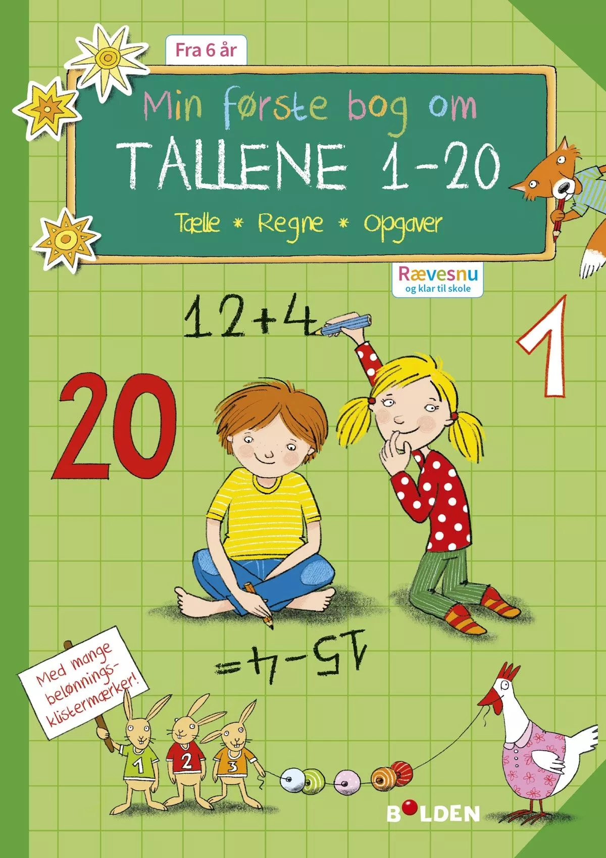 Bolden Opgavebog - Rævesnu, Min første bog om tallene 1-20 9788772052458