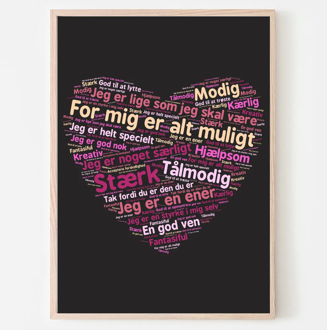 Abcleg Plakat  - Hjertet til børn - A3 (29.7 × 42) 99-500154