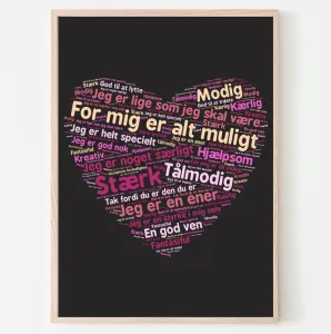 Abcleg Plakat - Hjertet til børn - A3 (29.7 × 42) 99-500154