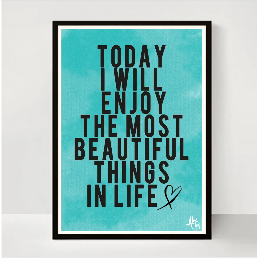 Abcleg Plakat - My life plakat - A3 29,7 x 42 4058